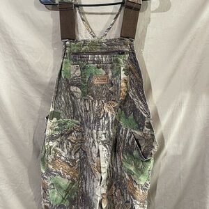 Mossy Oak Camo Overalls with Adjustable Straps